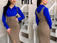 Сарафан Цена: 460грн. Размер: 42-44 Ткань: стреч-джинс Цвета: слива, б