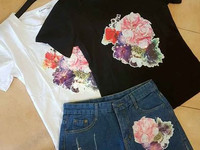 Костюм (Фабричный Китай) качество люкс ткань коттон. рисунок накатка +