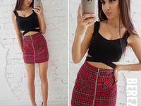 Костюмчик с мини юбочкой Ткань: коттон + дайвинг Размер: С и М Цена ко