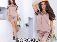 Костюм 620.00 грн. Размеры: с,м (42-44,44-46) Ткань: шелк армани Цвет: