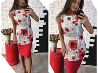 Костюм Цена 350.00 грн. Размер 42-44 Ткань шифон/ шелк Армани Юбка три