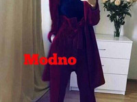 Новинка Потрясный костюм из брюк с высокой талией и широким фигурным п Новинка Потрясный костюм из брюк с высокой талией и широким фигурным п