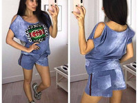 КОСТЮМ "" ТКАНЬ: ХЛОПОК СТРЕЙЧ Р.Р.: УНИВЕРСАЛЬНЫЙ(42-46) ЦЕ