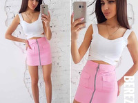 Костюмчик с мини юбочкой Ткань: комтюмка габардин + дайвинг Размер: С