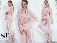 Брючный костюм  3773\св Ткань: трикотаж,  длина брюк 75/99 см. Раз