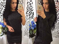 Костюм тройка 1-КАРДИГАН 2-ЮБКА С кружево 3-ФУТБОЛКА С кружево Ткань а