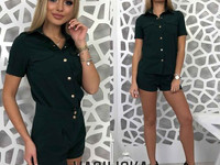 В426 Костюм ткань костюмка люкс на кнопках с-м 590 грн.