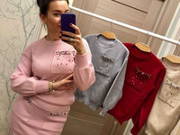 СНОВА В НАЛИЧИИ ЛЮБИМЫЕ МОДЕЛИ СТИЛЬНЫЙ И КОМФОРТНЫЙ КОСТЮМ МЕЛКАЯ МАШ