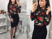 Костюм ( кофта и юбка ) Ткань- кофты - креп- костюмка Барби, юбки- дже