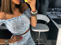 КОСТЮМ “ ZEFI” ажурная Вязка пряжа хлопок-сатин (НЕ ЖАРКИЙ ,очень прия