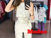 красивый летний льняной костюм в самых нежных оттенках лета Свободные