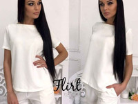 Костюм . Размер: 42-44 Ткань- креп- костюмка класса Люкс Цвета- мята,