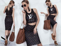 Костюм юбка+топ Модель Т1175\ек Производство Турция!!!  Ткань: тур