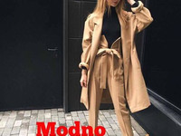 Новинка Потрясный костюм из брюк с высокой талией и широким фигурным п Новинка Потрясный костюм из брюк с высокой талией и широким фигурным п