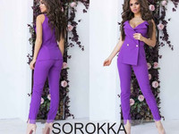Костюм 630.00 грн. Размеры: S , M , L , XL Ткань: костюмка Barby Цвет