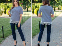 Костюм Мод 370 Цена 630.00 грн. Ткань : коттон Размеры 42-44, 44-46