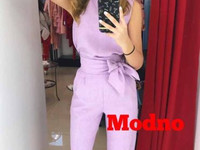 красивый летний льняной костюм в самых нежных оттенках лета Свободные