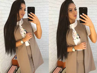 Костюм тройка( жилетка +юбка+футболка ) 780 грн. Цвета-нежно-розовый,