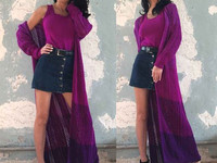 ПоделитьсяПоказать список поделившихся вязаный костюм(майка+кардиган )