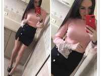 Топ креп дайвинг,реснички размеры 42 44 340 грн. Юбка костюмка София р