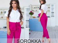 Костюм 2-ка 620.00 грн. Размеры: : 42-44, 44-46 Ткань : блуза софт, бр