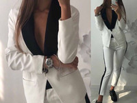 new collection Костюм, пиджак на подкладке Ткань: костюмка Размер: S(4