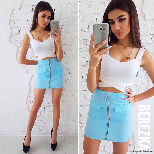 Костюмчик с мини юбочкой Ткань: комтюмка габардин + дайвинг Размер: С