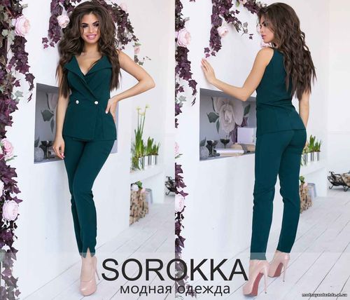 Костюм 630.00 грн. Размеры: S , M , L , XL Ткань: костюмка Barby Цвет Костюм 630.00 грн. Размеры: S , M , L , XL Ткань: костюмка Barby Цвет