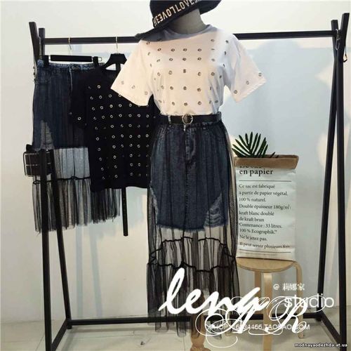 Костюм(Фабричный Китай) футболка+юбка+пояс качество люкс футболка котт Костюм(Фабричный Китай) футболка+юбка+пояс качество люкс футболка котт