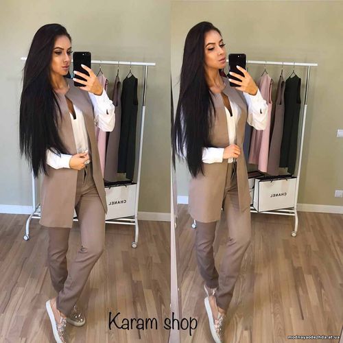 Костюм (жилетка+штаны+блуза) -780 грн. Костюм (жилетка+штаны) Цена: 56