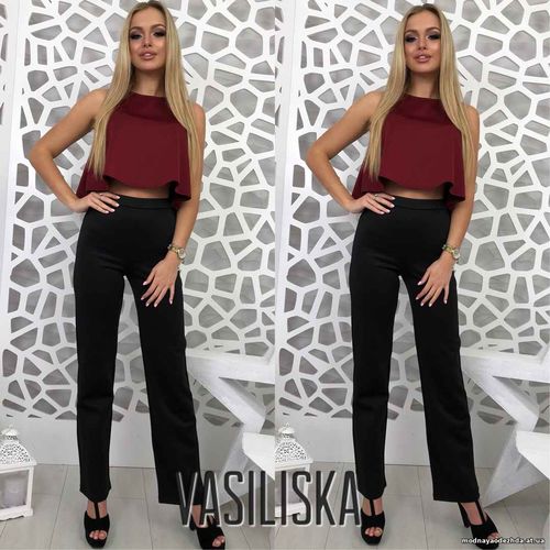 Н156 Костюм ткань эластан с-м 490грн.