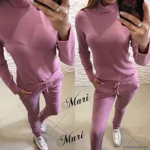 Костюм двойка гольфик и штаны Цена 540 грн. Ткань Ангора Размер универ