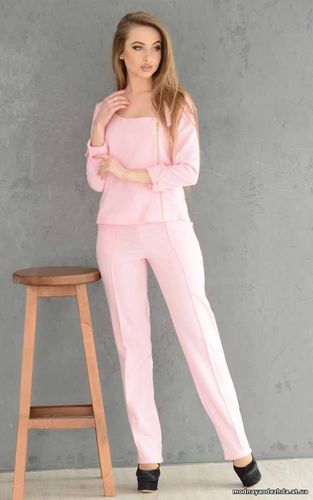 Костюм Код товара: 3627 Материал: Костюмка Качества Люкс Цвет: розовый