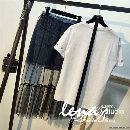 Костюм(Фабричный Китай) футболка+юбка+пояс качество люкс футболка котт Костюм(Фабричный Китай) футболка+юбка+пояс качество люкс футболка котт