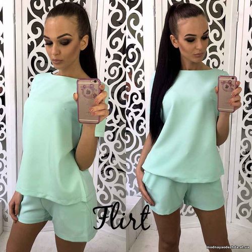 Костюм . Размер: 42-44 Ткань- креп- костюмка класса Люкс Цвета- мята, Костюм . Размер: 42-44 Ткань- креп- костюмка класса Люкс Цвета- мята,