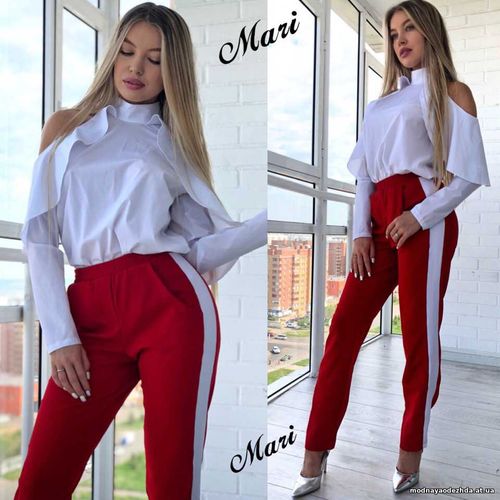 Костюм !! Брюки и блуза Цена 650.00 грн. Ткань блузы софт , ткань брюк