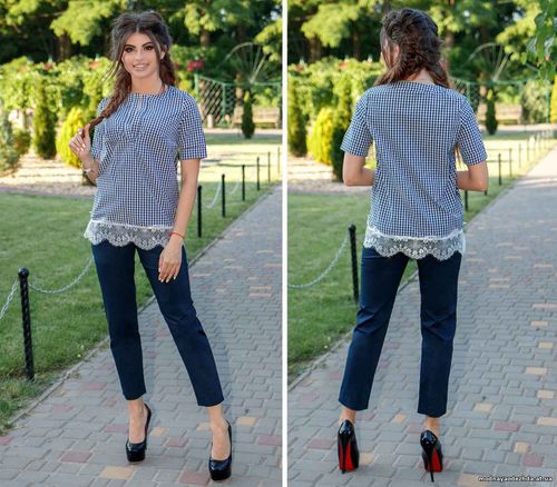Костюм Мод 370 Цена 630.00 грн. Ткань : коттон Размеры 42-44, 44-46