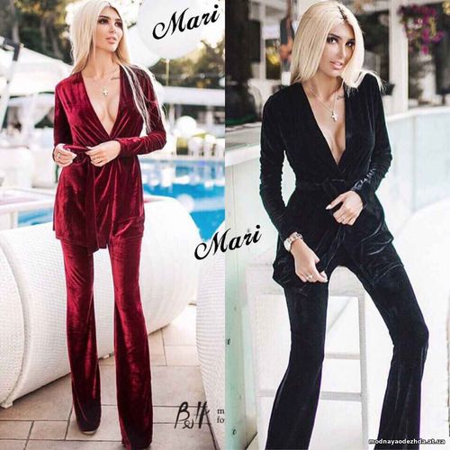 Костюм двойка Цена 730 грн. Ткань бархат люкс качества Размер 42/46 Ко