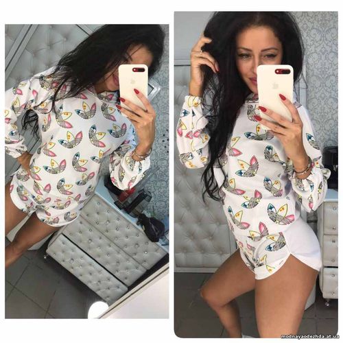 Стильный костюмчик с шортами и кофтой с капюшоном! Ткань стрейч трикот Стильный костюмчик с шортами и кофтой с капюшоном! Ткань стрейч трикот