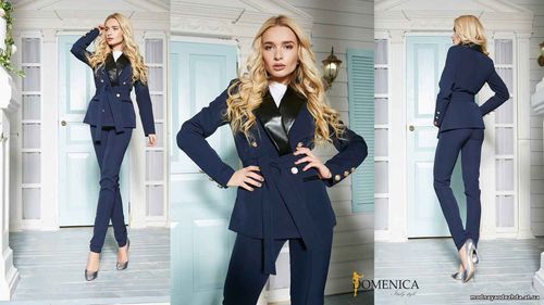 Р 2092 1020 грн. Лаконичный деловой женский костюм. Изделие выполнено