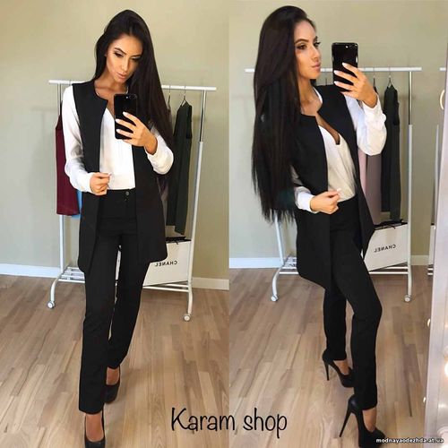 Костюм (жилетка+штаны+блуза) -780 грн. Костюм (жилетка+штаны) Цена: 56