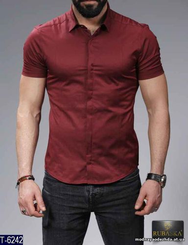 Рубашка T-6242 Арт.: T-6242 Цена: 410 грн. Размер: L, M, S, XL мужская