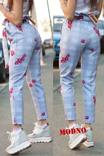 Очень удобные штаны в новых расцветках С завышенной посадкой из тонкой