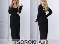 Платье 580 грн. Размеры: 44-46, 48-50,50-52 Ткань: Ангора Цвет: чёрный