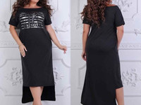 Платье #705\ац Размеры:50-52-54-56 Ткань:трикотаж 370гр