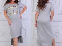 Платье #705\ац Размеры:50-52-54-56 Ткань:трикотаж 370гр