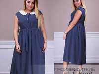 Платье Мод 237 Размеры 48-50, 52-54, 56-58 Ткань штапель Длина изделия