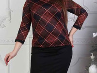 Костюм Мод.1628\кол Размеры : 50/52/54 Ткань- трикотаж французский