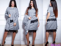 Костюм №0060\ио размеры-50-52, 54-56 ткань ангора софт, костюм тро