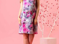 платье vip 339\ив Кекс l , xl, 2xl , 3xl шёлк 80% полиэстер 20% 39